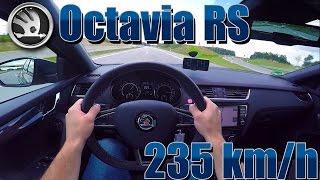 Skoda Octavia III RS TDI 2015 - Acceleration 0-235 km/h, Top Speed test 