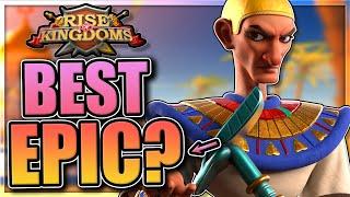 Imhotep is the best epic commander [totally OP active skill] Rise of Kingdoms