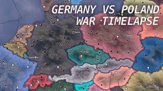 Germany vs Poland | Hoi4 AI Timelapse | Modern day