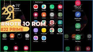 Note 10 Rom for J2 Prime | Heads 5.1  custom Rom SM-G532 #HappyNewYear2021 #techtobit