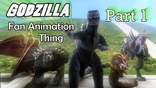 Godzilla Fan Animation Thing 1 -- Kaiju in Town | #godzilla #animation #blender #kaiju #parody