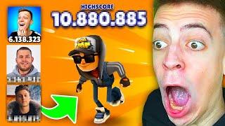 ClashGames KNACKT SUBWAY SURFERS HIGHSCORE von JEDEM YOUTUBER! (Icrimax, Standart Skill…)