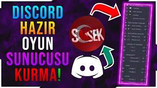 HOW TO INSTALL DISCORD READY GAME SERVER? - ŞİMŞEK BOT INSTALLING A READY DISCORD SERVER 2022 (NE