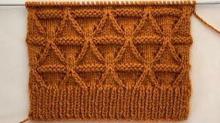 Knitting stitch pattern for gents sweater