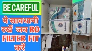 FIVE IMPORTANT TIPS .RO FILTER FITTING . himguard Electronics