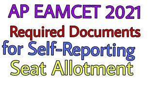 AP EAMCET 202 Required Documents for  College Joining ||Reporting at College||@Techtuts-World