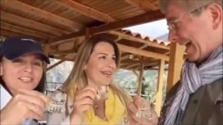 Tasting Greek spirits with Rick Steves