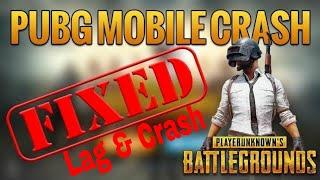 how to fix PUBG Mobile lag and Crash problem in pubg mobile game