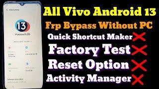 New Method Vivo Frp Bypass Android 13 Reset Not Working | Vivo Android 13 Frp Bypass Without Pc 2024