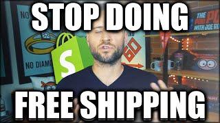STOP DOING FREE SHIPPING WITH PRINT ON DEMAND & SHOPIFY