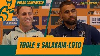 Corey Toole & Lukhan Salakaia-Loto | Wallabies