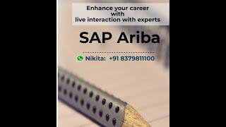 SAP ARIBA wih CIG | SAP ARIBA Live Online Training | SAP ARIBA Online Classes |Upstream & Downstream