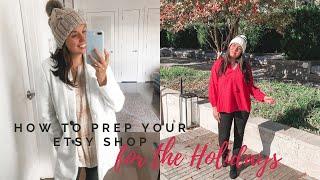 VLOG: WEEKEND IN MY LIFE / ETSY SHOP TIPS AND TRICKS FOR THE HOLIDAY SEASON / TRADER JOE'S HAUL