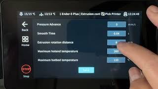 Changing rotation distance on Creality Sonic Pad for an Ender 5+ with MicroSwiss NG extruder