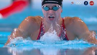 Kate Douglas wins Gold for USA in Swimming Women's 200m Breaststroke Final Paris Olympics 2024