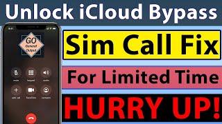 How to iCloud Bypass iPhone with Signal Sim Call Fix in Full Free | For Limited Time | HURRY UP!