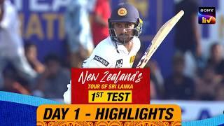 1st Test Day 1 | Highlights | New Zealand Tour Of Sri Lanka | 18th September 2024