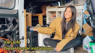 Van Life: Installing a diesel heater in my van 