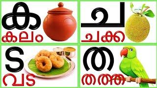 Learn Malayalam Consonants(വ്യഞ്ജനം)vejan|Malayalam Alphabet Malayalam Aksharamala|ക ഖ ഗ ഘ ങ