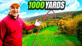 Average golfer takes on a 1000 YARD golf hole!