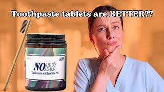 NOBS toothpaste tablets review and GIVEAWAY!