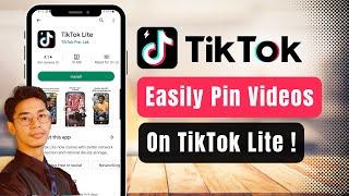 How to Pin Videos on TikTok Lite !