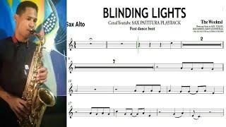 The Weeknd - Blinding Lights - Partitura Sax Alto Cover (Sheet Music)