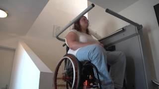 Operation of the HIRO 320 inclined wheelchair lift for curved staircases