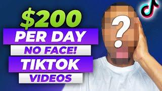 How To Make Money From Tiktok WITHOUT Showing Your Face ($200/Day NEW Method!!!)