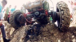 off road  eXtreme Modified Unimog broken oil carter