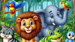  Learn Animal Names & Sounds! Fun Animal Adventure for Kids & Toddlers 