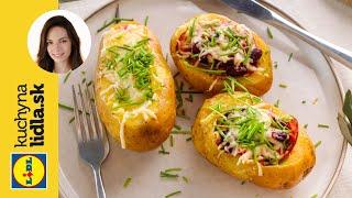 Plnené zemiakové lodičky  | Beautifood | Kuchyňa Lidla