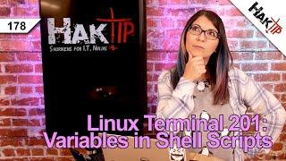 Using Variables in Shell Scripts!: Linux Terminal 201 - HakTip 178