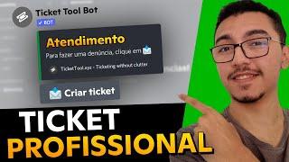 Como usar o TICKET TOOL BOT no Discord (em PORTUGUÊS)