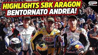 Highlights SBK Aragon Gara1: bentornato Andrea!