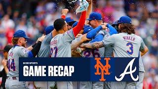 Mets PUNCH their ticket to the NL Wild Card in ROLLERCOASTER win over Braves | Full Game Recap