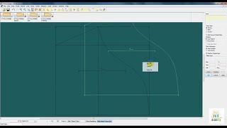 How To Create a Basic Pattern , Gerber Accumark CAD, PDS (Tutorial)
