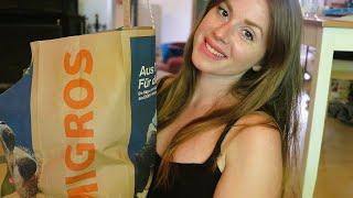 ASMR what groceries do I buy? SWISS PRODUCTS :)