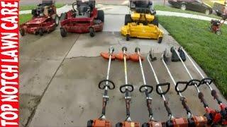 Lawn Care Equipment Setup 2016