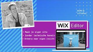 2021 Wix Editor | Demo en tutorial (Nederlands)