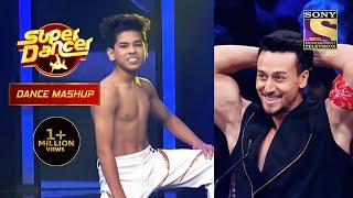 Ritik की Jumps & Flips ने Tiger को भी कर दिया Shock! | Super Dancer | Geeta Kapur | Dance Mashup