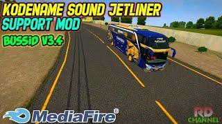 KODENAME SOUND JETLINER TURBO SUPPORT MOD || BUSSID V3.4 || RD CHANNEL