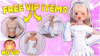 HOW TO USE *VIP ITEMS* for FREE in Dress To Impress?!