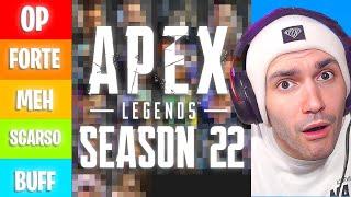 TIER LIST UFFICIALE della STAGIONE 22 di APEX LEGENDS