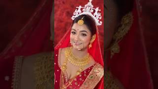 bridal makeover ।। #wedding #ytshorts #viralvideo  #wedding  #makeuptutorial #bridalmakeup #sathi