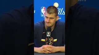 Jokić was asked if he's looking forward to the Championship parade."No. I need to go home." 