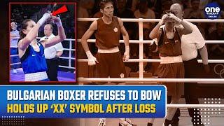 Paris Olympics Boxing Controversy Explodes: Staneva's 'X' Gesture Sparks Furious Debate | Watch