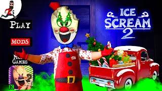 Rod is Santa Claus Ice Scream 2 [Speed Run] Happy New Year mod