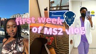 a hectic first week of MEDICAL SCHOOL Vlog! (2nd year) | new apartment, readjusting, finding balance