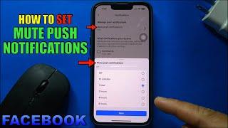 How to Set Mute Push Notifications on Facebook